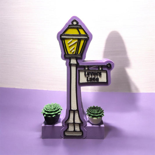 3D - Bookshelf Decor - Lover’s Lane w/ Plants