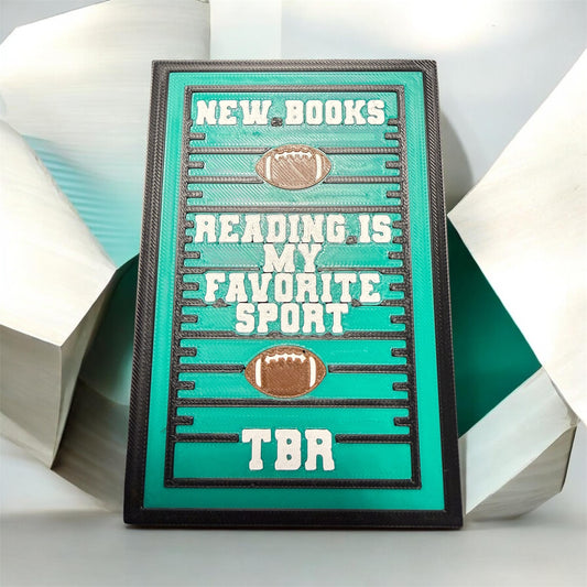 3D - Bookshelf Decor - Reading Is My Fav Sport