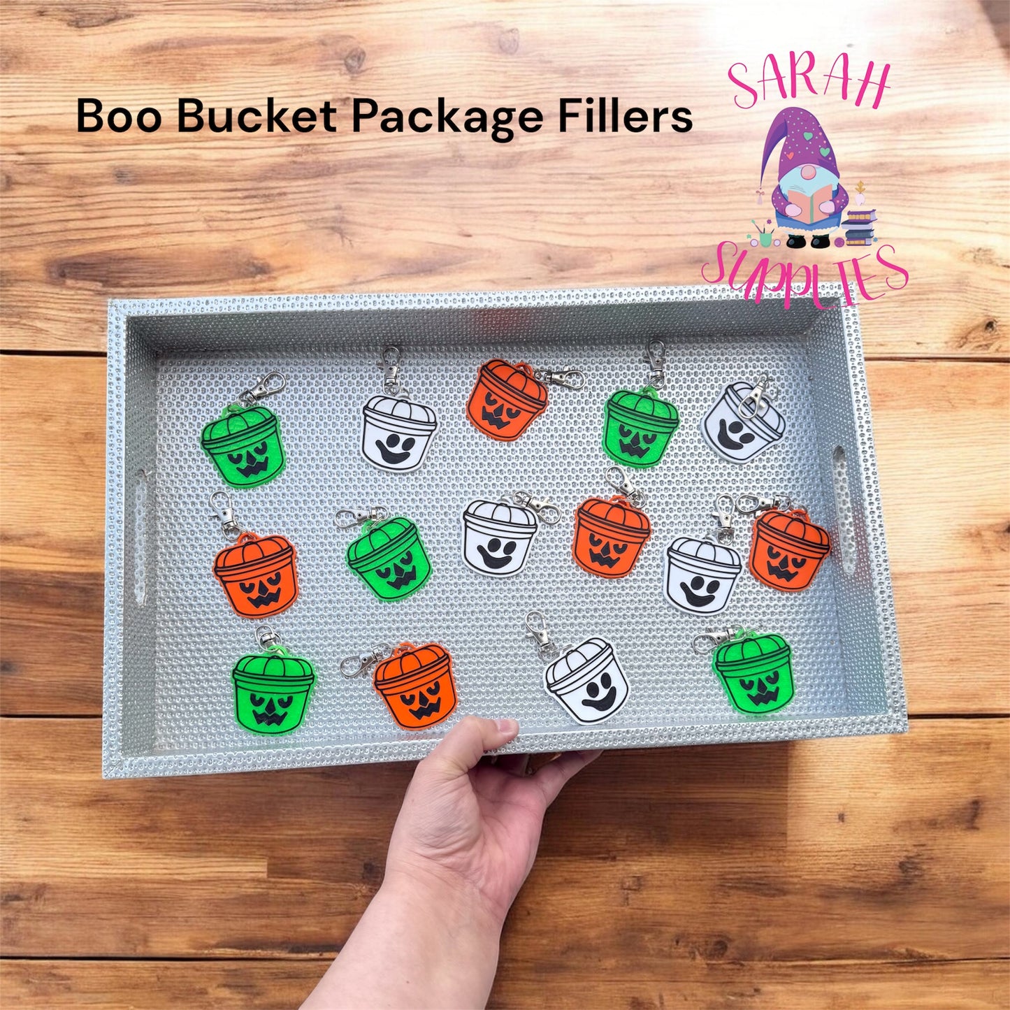 Package Fillers - Boo Bucket Keychains