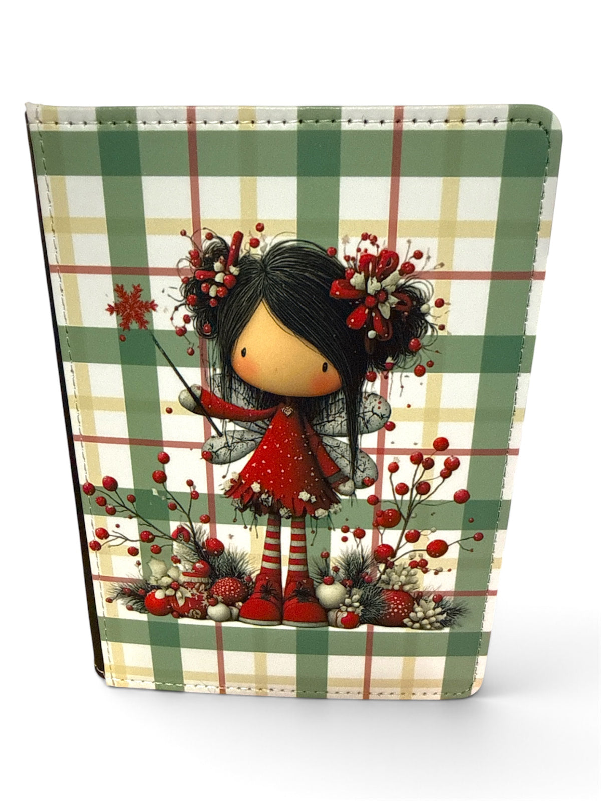 A6 - Christmas Fairy Sublimation Journal  - Refillable & Bookmarked