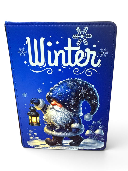 A6 - Winter Gnome Sublimation Journal  - Refillable & Bookmarked