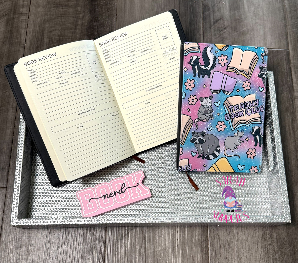 A5 - Trashy Book Club Sublimation Journal - Refillable - Bookmarked