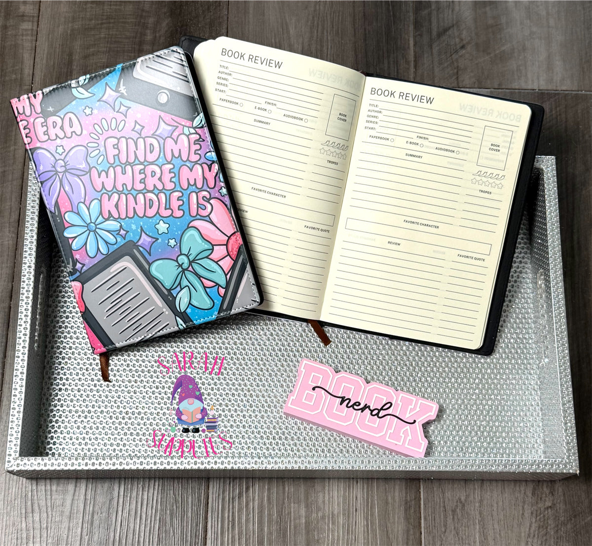 A5 - Kindle Sublimation Journal - Refillable - Bookmarked