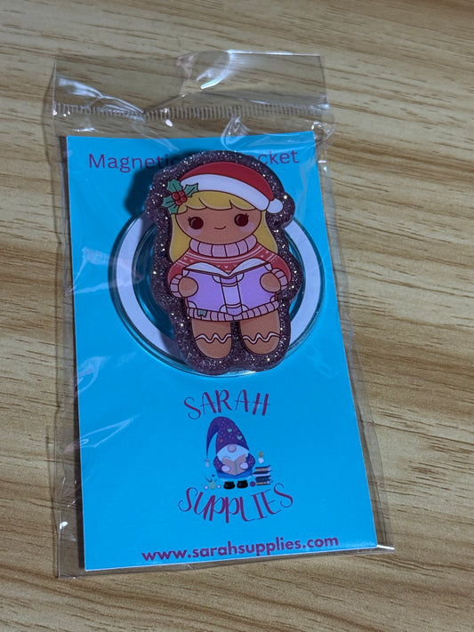 Pop Sockets - Reading Gingerbread