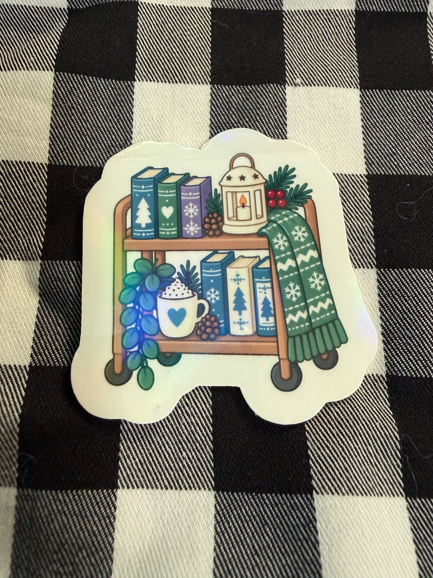 Holographic Stickers - Winter TBR Cart
