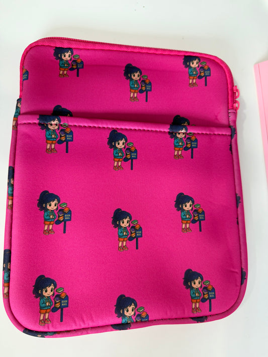 Book Sleeve - Girl At Mailbox