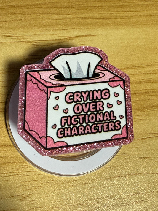 Pop Sockets - Crying Over Fictional Characters