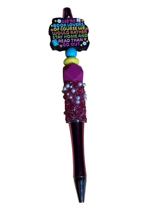 Beaded Pens - We're Book Lovers