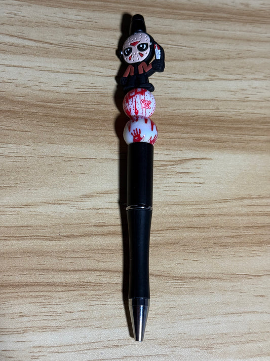Beaded Pens - Jason Voohrees - Brown Jacket