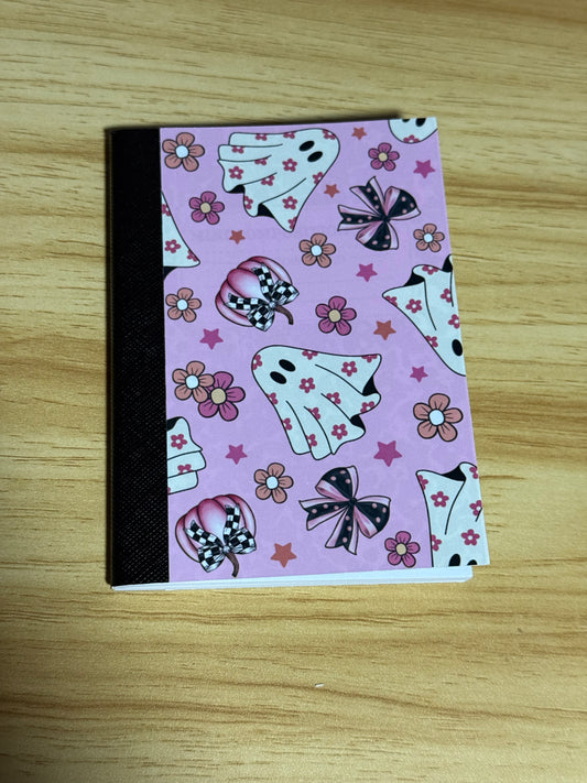 Mini Composition Books - Ghost Bow