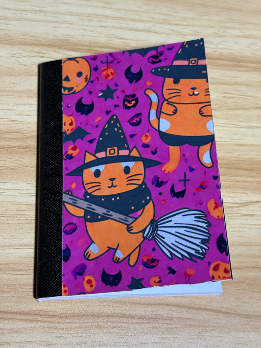 Mini Composition Books - Witchy Cat