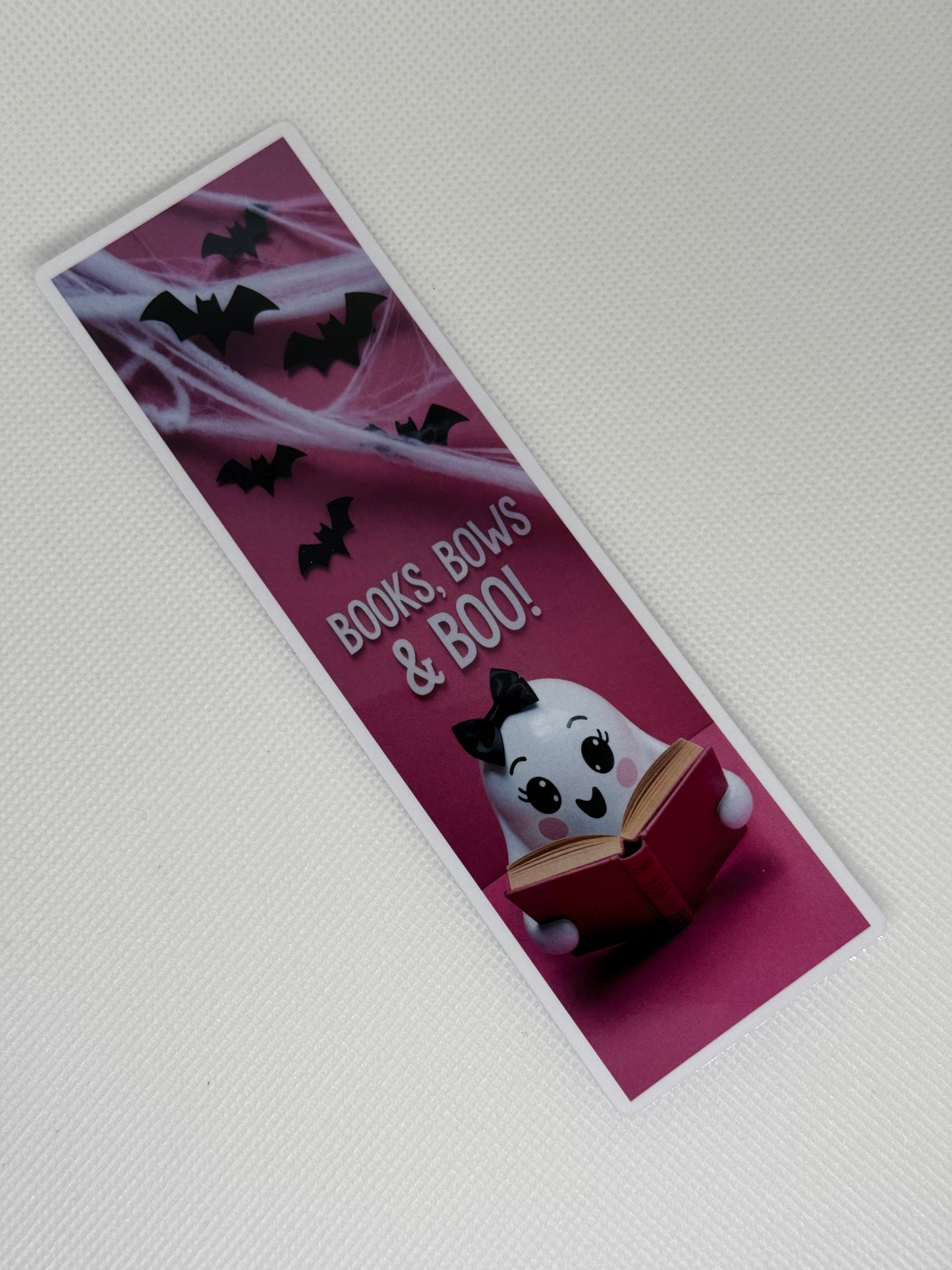 Bookmark - Books Bows & Boo
