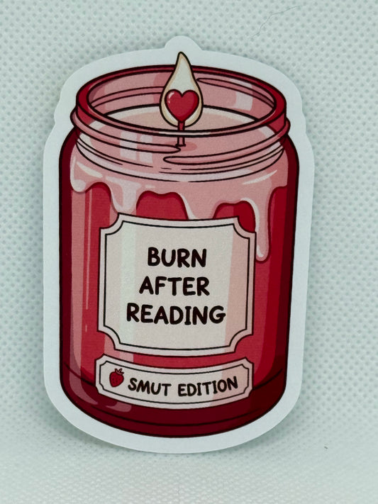 Stickers- Burn After Reading - Smut Edition