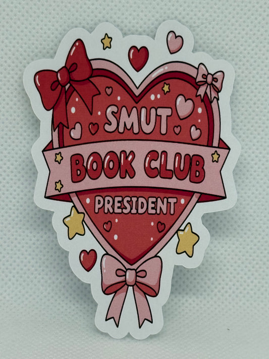 Stickers- Smut Book Club President