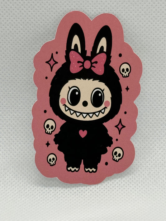 Stickers- Labubu Pink Bow