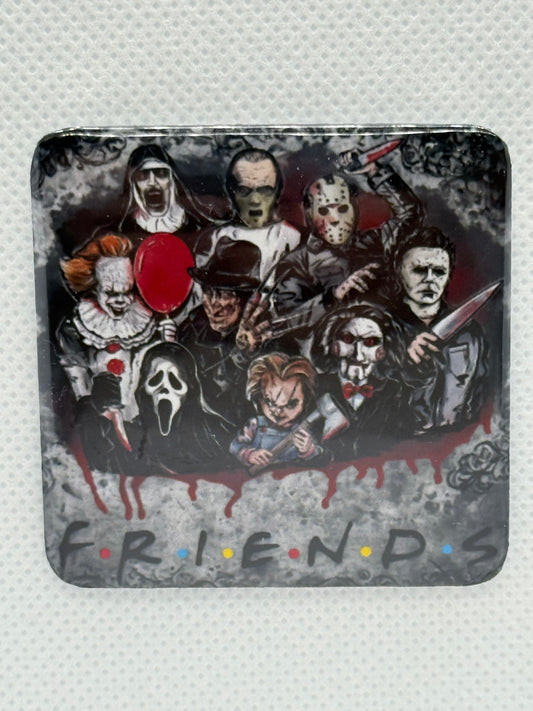 Fridge Magnets - Horror Friends