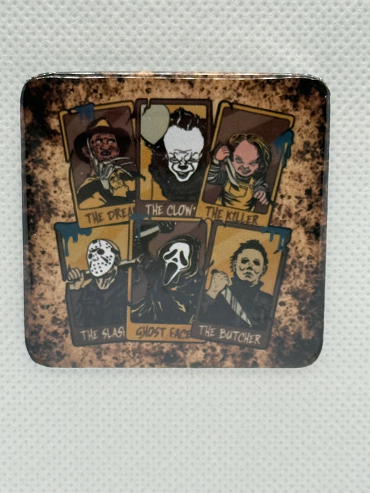Fridge Magnets - Horror Tarrot Cards